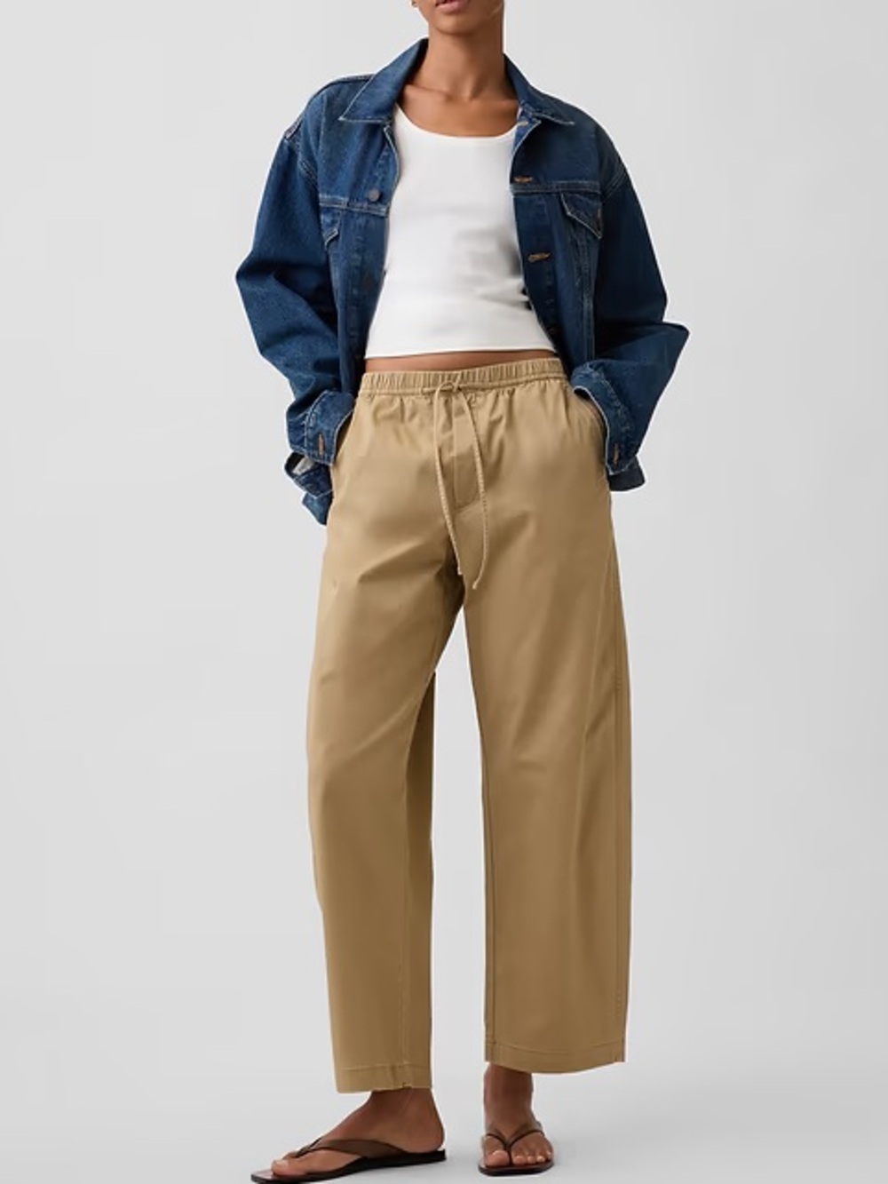 NWT Thread & Supply Easy Barrel Khaki Pants